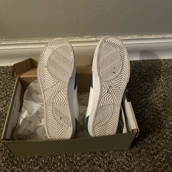 Lacoste Jump Serve Lace Canvas "White/Multi" Men's Shoe - Picture 4 of 5